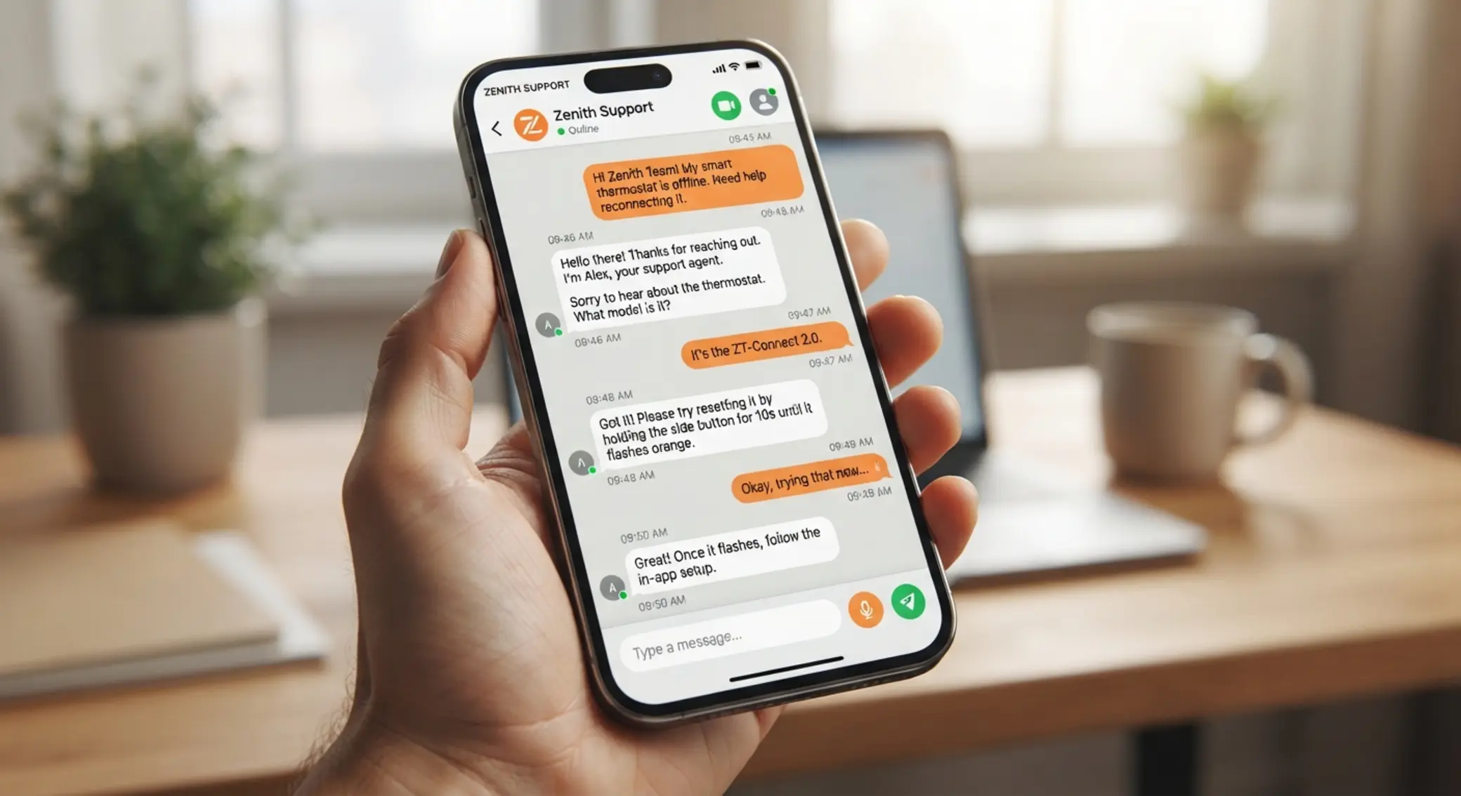Smartphone con chat de WhatsApp Betano para soporte en Chile
