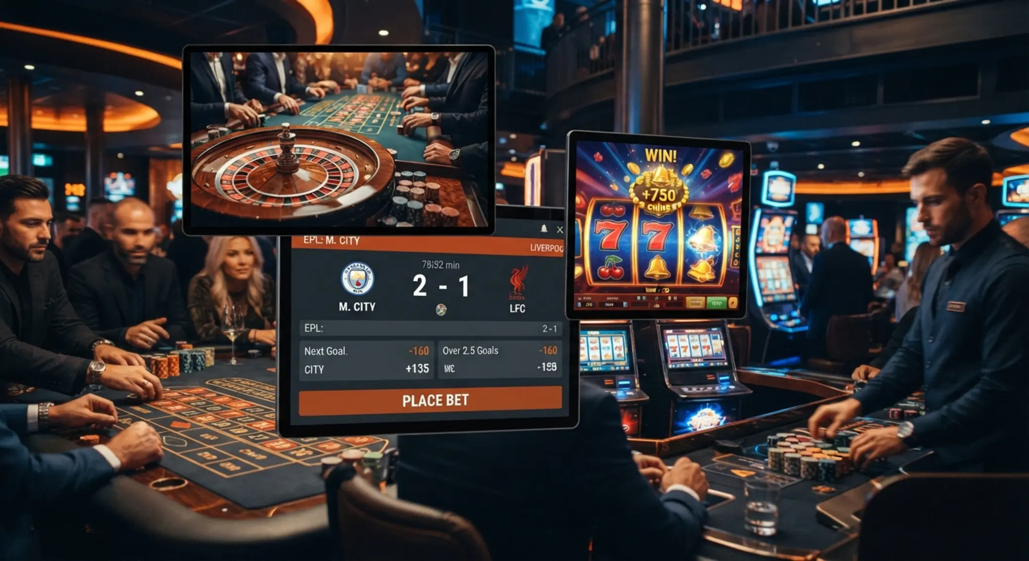 Opciones disponibles tras entrar en Betano Ruleta, tragamonedas y sección deportiva después del inicio de sesión
