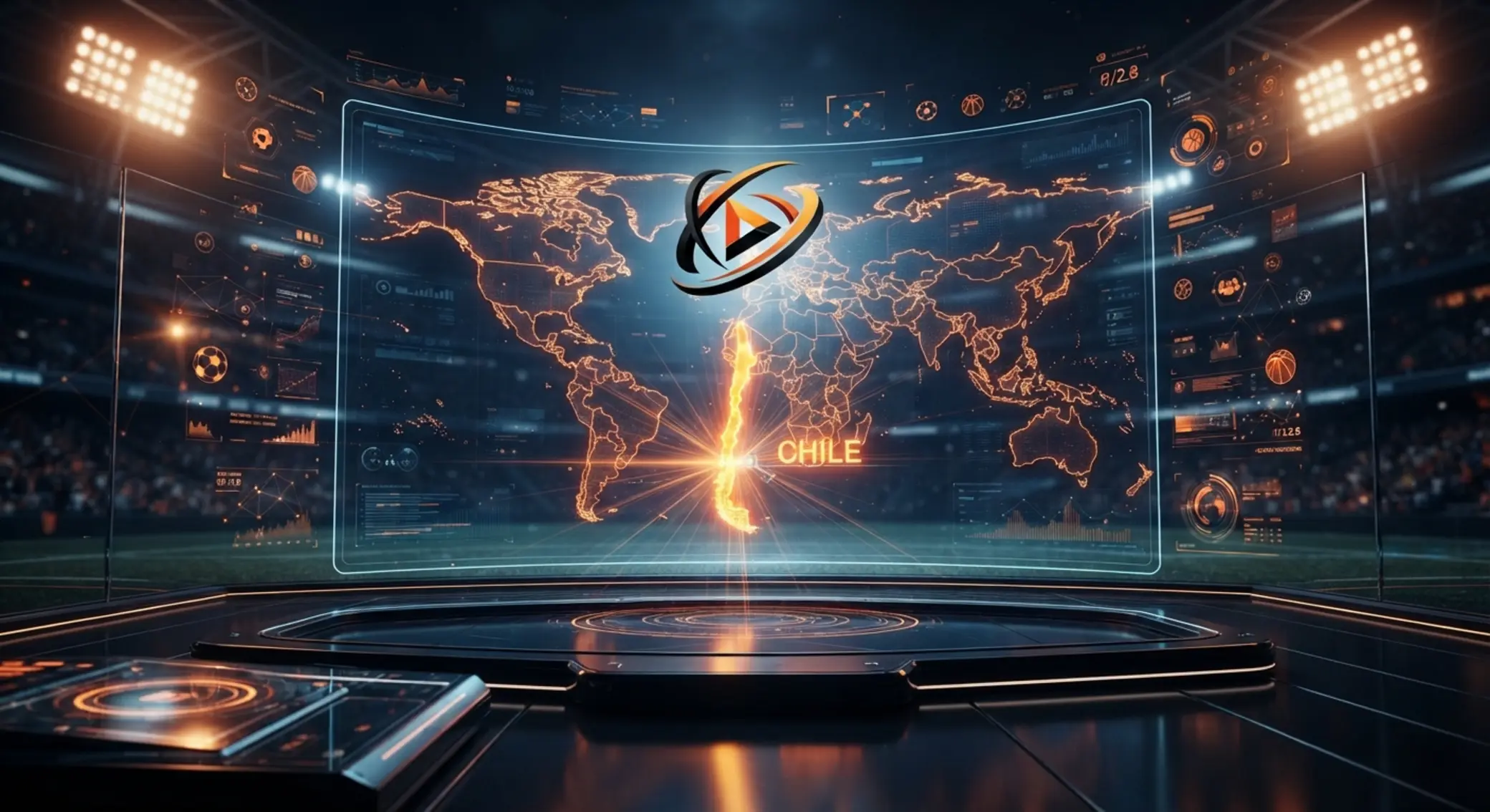 Representación visual de una marca global con foco en Chile