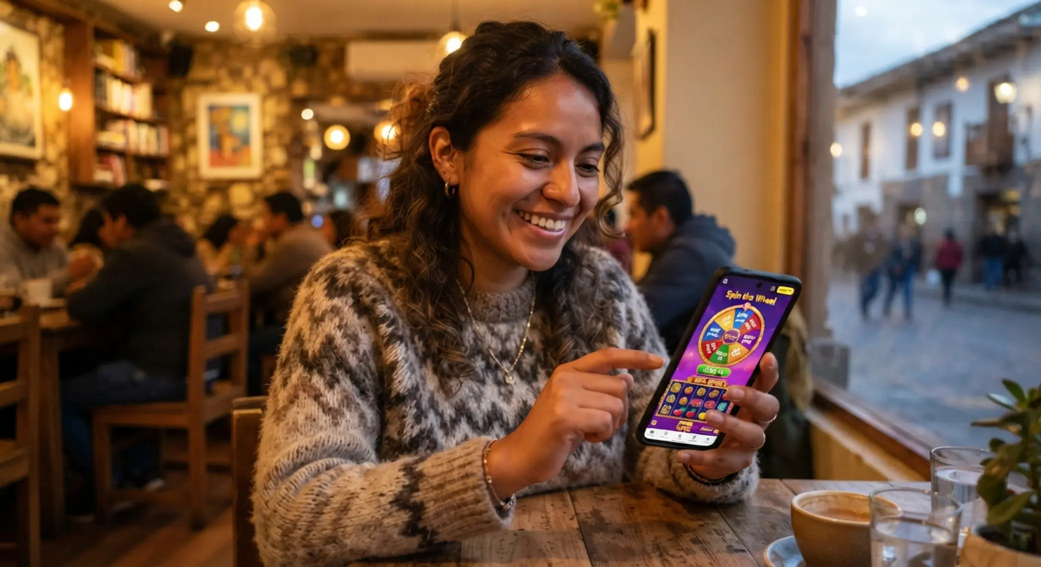 Usuario jugando en Betano desde smartphone en Perú
